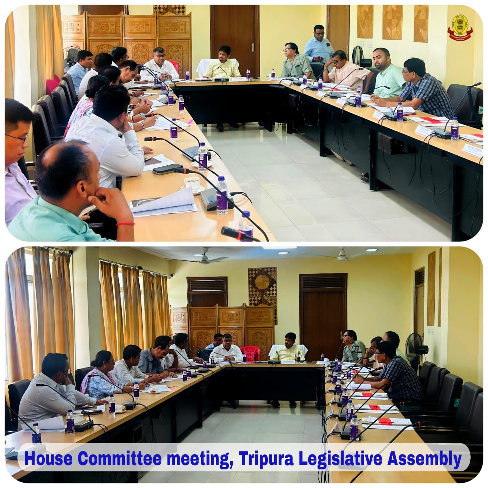 Meeting of the House Committee of the Tripura Legislative Assembly hel...